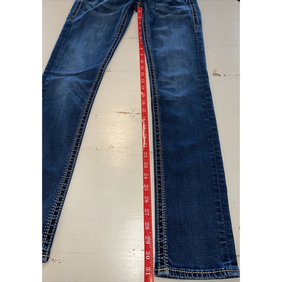 Rock Revival Alivia Skinny Button Pocket Denim Jeans-Women's Size 26x31 - Picture 6 of 16